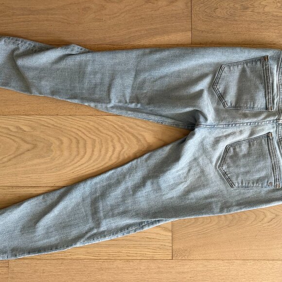 Madewell - 9" High Rise Skinny Jeans - Light Denim Wash - Size 27 - Picture 6 of 7
